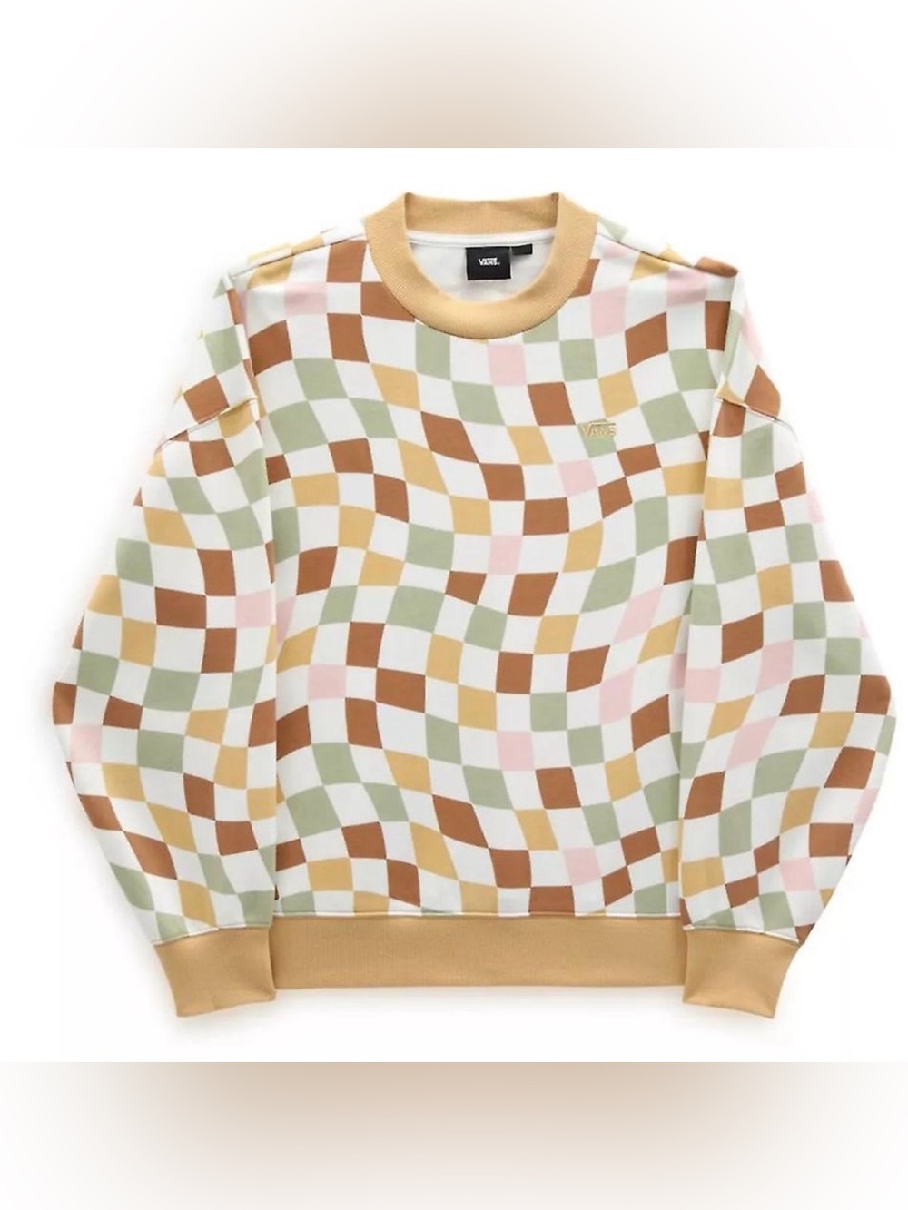Vans Club Slouchy Crew sweatshirt in the color Ochre Size S